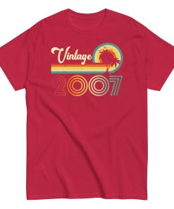 Vintage 2007 Birthday T-shirt
