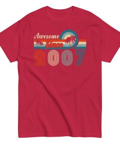 Awesome Since 2007 Birthday T-shirt Gift Idea