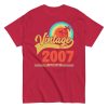 Vintage 2007 Limited Edition Birthday T-shirt Gifts