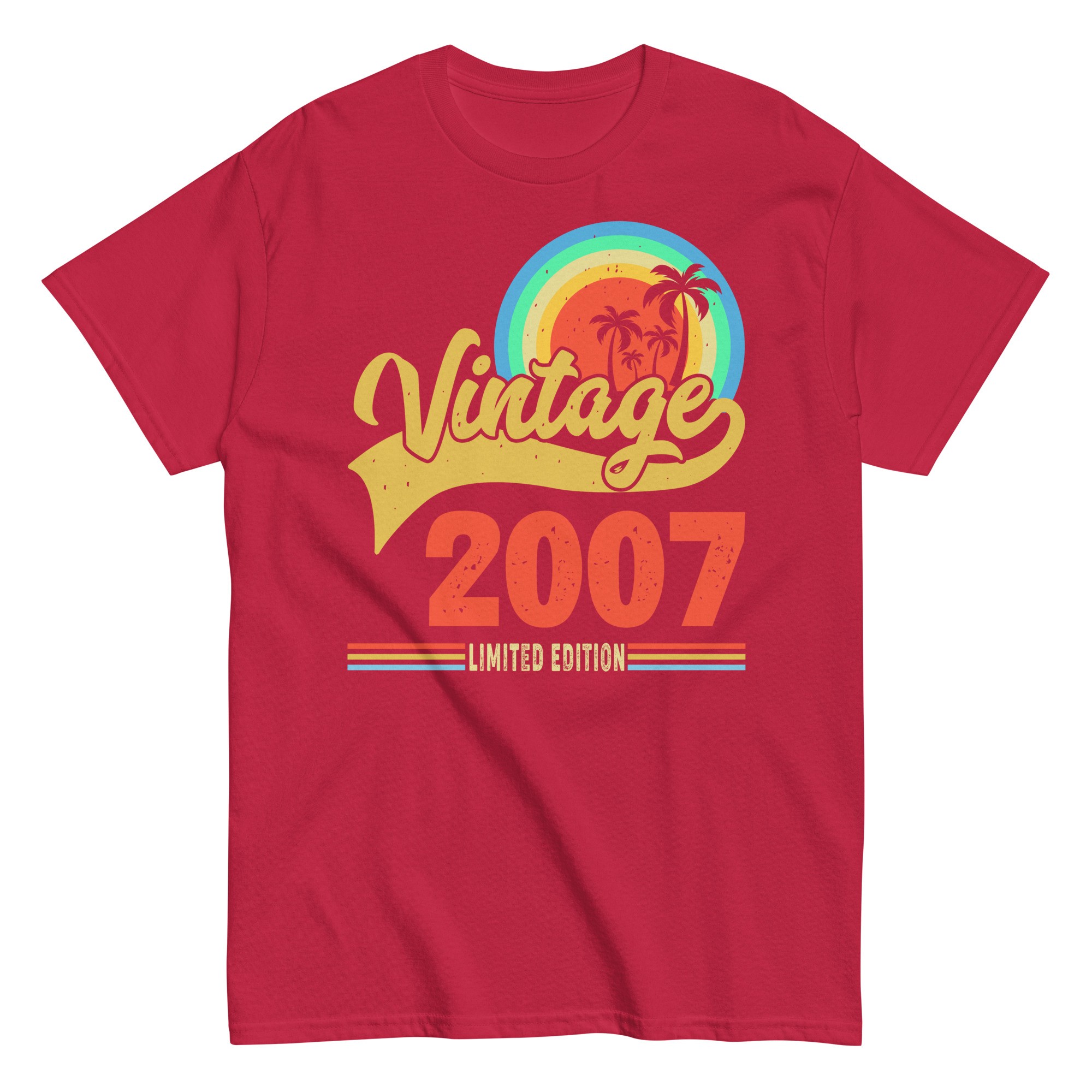 Vintage 2007 Limited Edition Birthday T-shirt Gifts