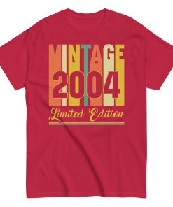 Vintage 2004 Limited Edition T-shirt Birthday T Shirts