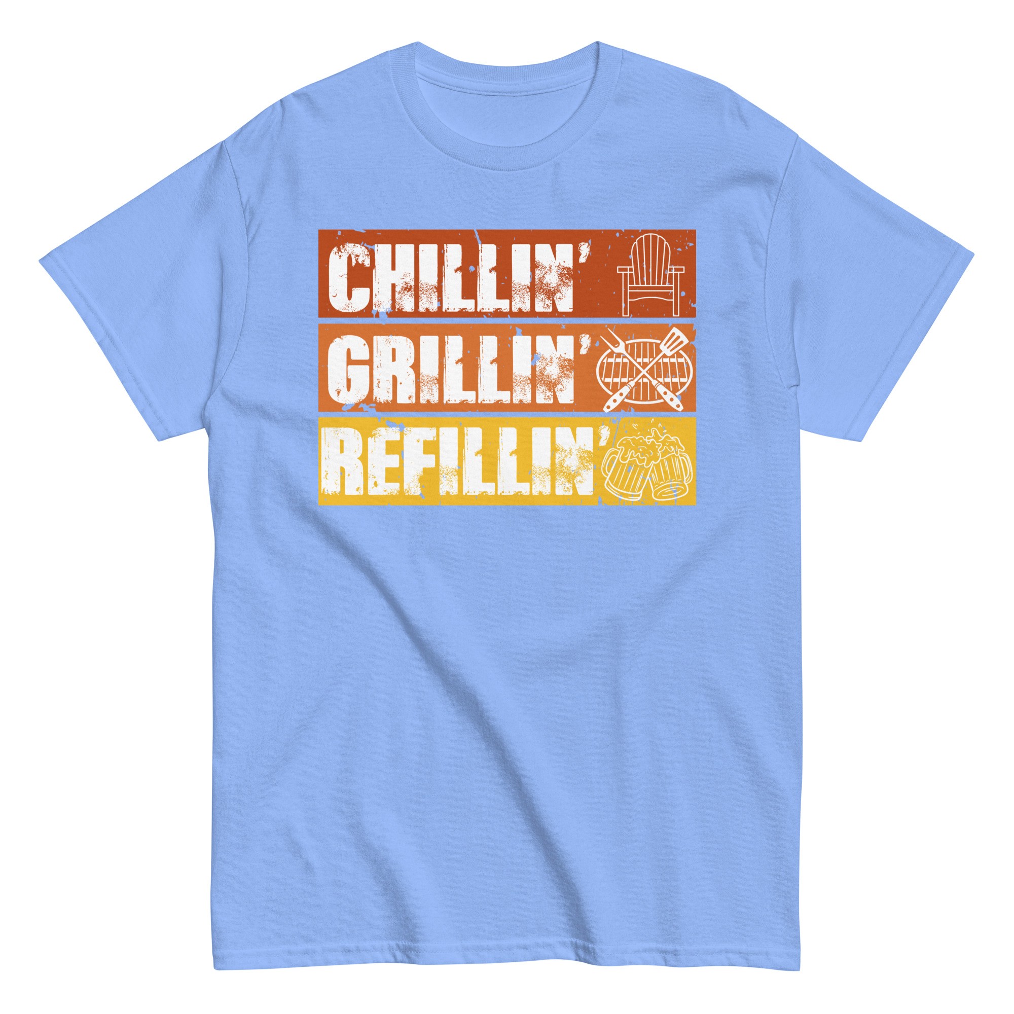 BBQ T-Shirt Chillin’ Grillin’ Refillin’