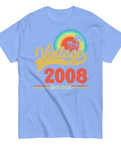 Vintage 2008 T-shirt Limited Edition 2008 Birthday T Shirt