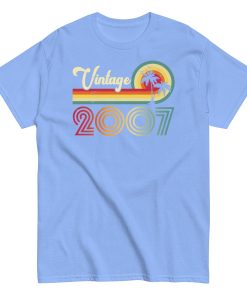 Vintage 2007 Birthday T-shirt
