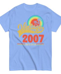 Vintage 2007 Limited Edition Birthday T-shirt Gifts
