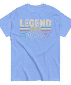 Legend Since 2007 T-shirts Birthday Gifts
