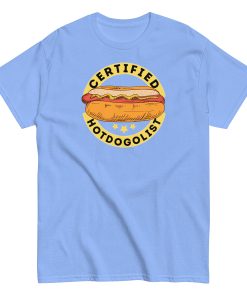 Certified Hotdogologist Funny BBQ Gift Hotdog T-Shirt