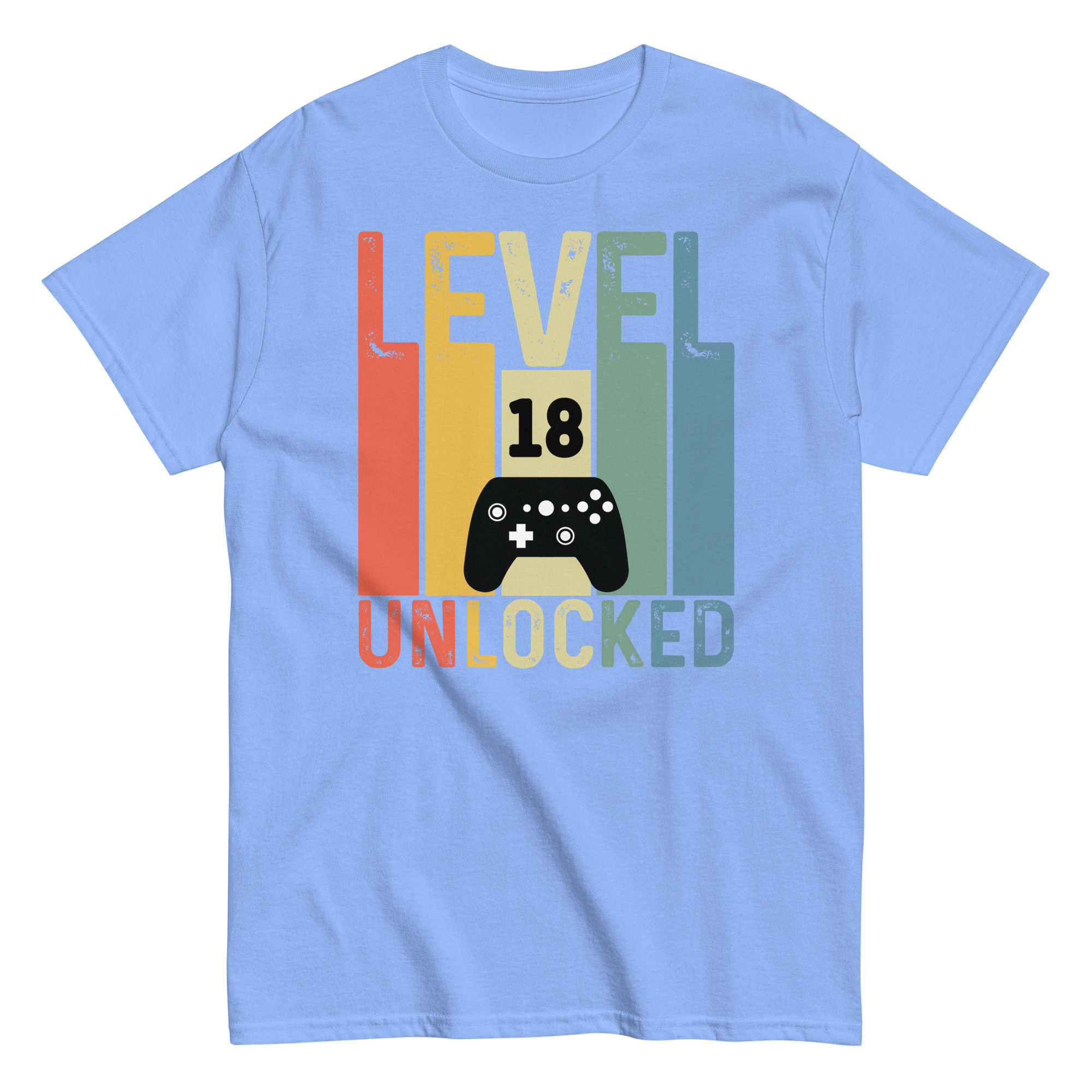 Level 18 Unlocked – 18th Birthday T-shirts for Gamers