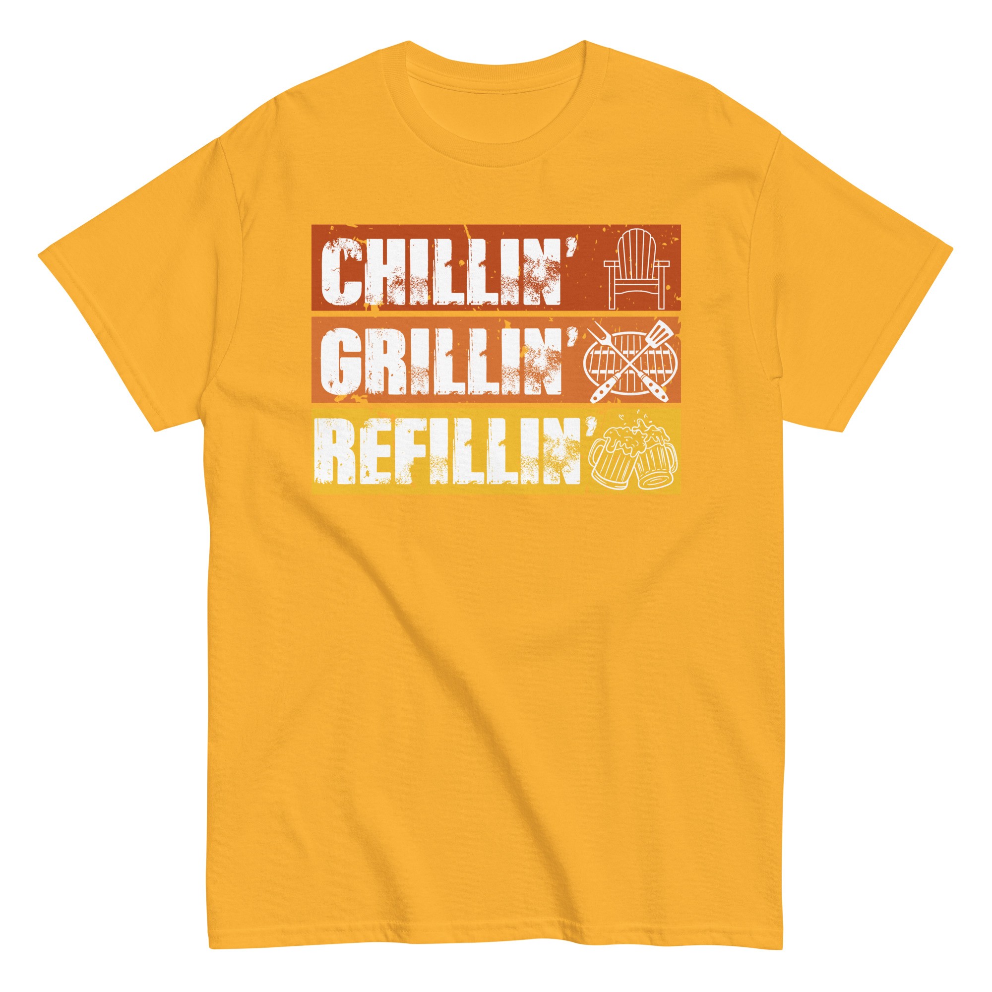 BBQ T-Shirt Chillin’ Grillin’ Refillin’