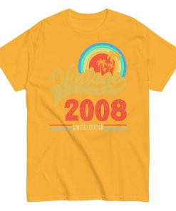 Vintage 2008 T-shirt Limited Edition 2008 Birthday T Shirt