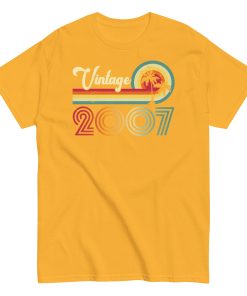 Vintage 2007 Birthday T-shirt