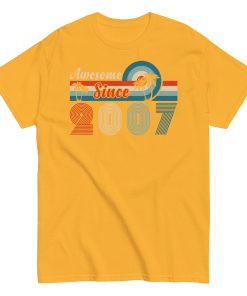 Awesome Since 2007 Birthday T-shirt Gift Idea