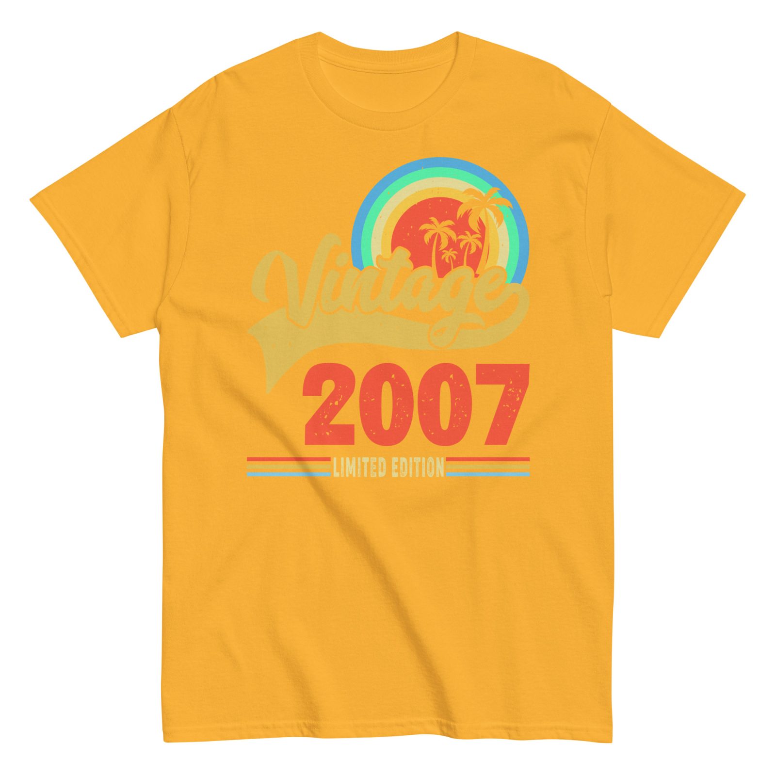 Vintage 2007 Limited Edition Birthday T-shirt Gifts