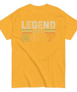 Legend Since 2007 T-shirts Birthday Gifts