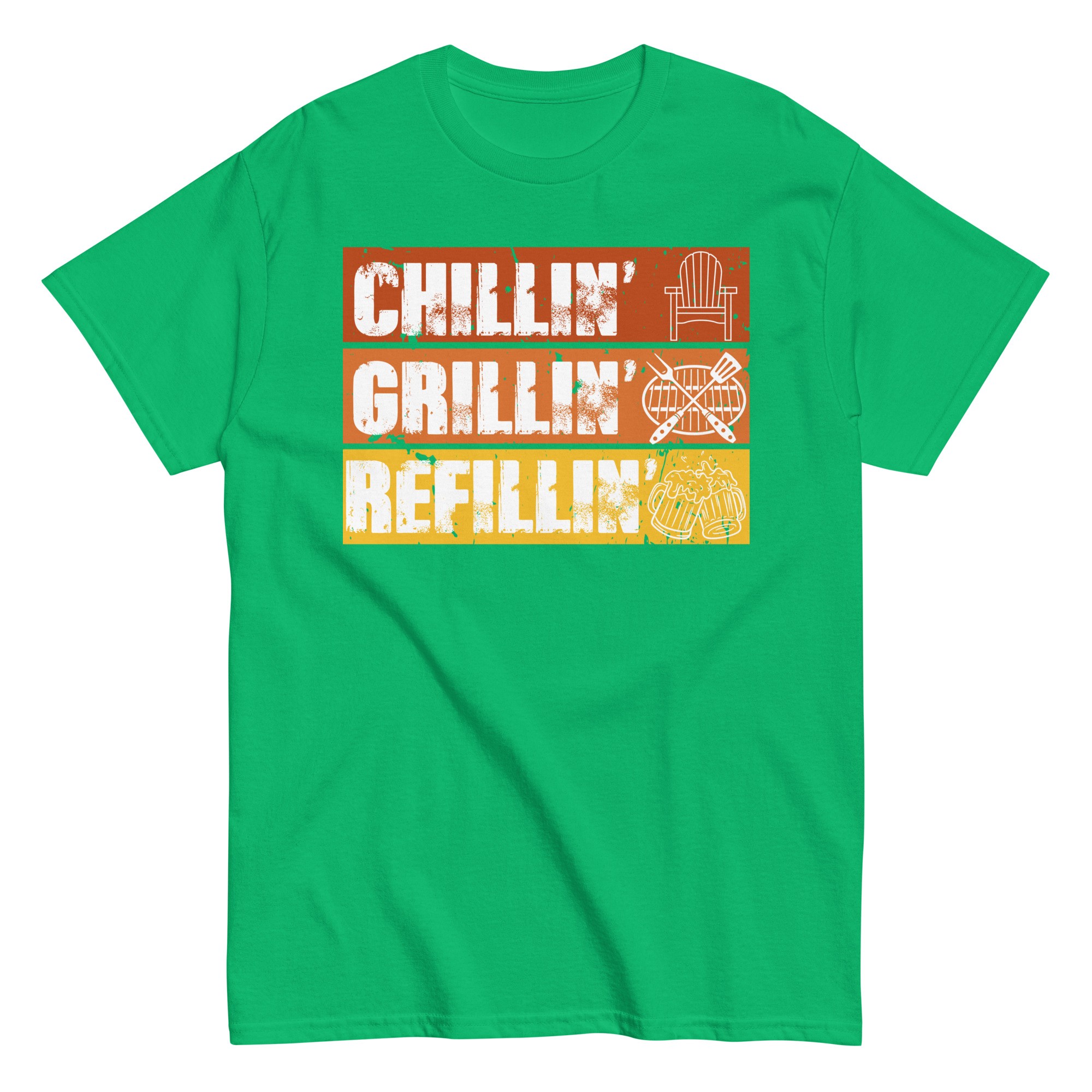 BBQ T-Shirt Chillin’ Grillin’ Refillin’