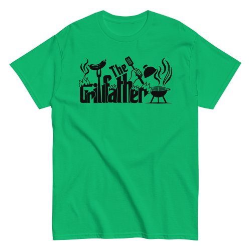 The Grillfather BBQ T shirt Gift For Dad Barbecue T-shirt