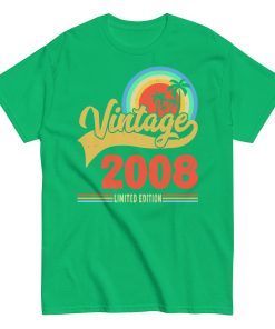 Vintage 2008 T-shirt Limited Edition 2008 Birthday T Shirt