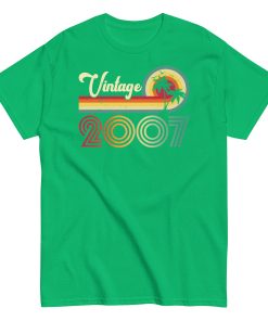 Vintage 2007 Birthday T-shirt