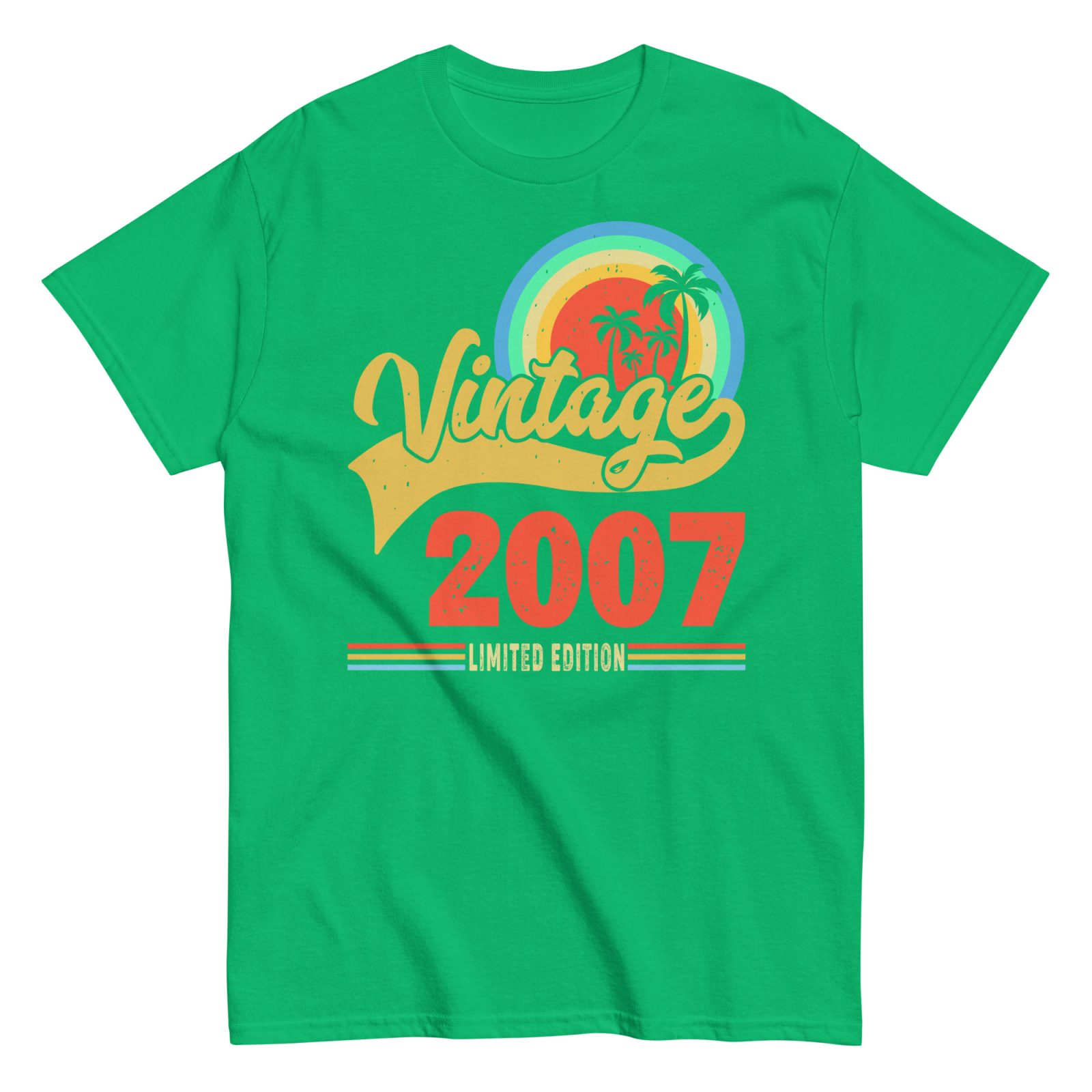 Vintage 2007 Limited Edition Birthday T-shirt Gifts