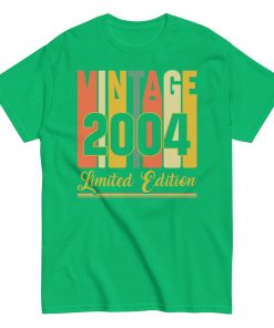 Vintage 2004 Limited Edition T-shirt Birthday T Shirts