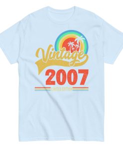 Vintage 2007 Limited Edition Birthday T-shirt Gifts