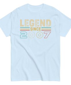 Legend Since 2007 T-shirts Birthday Gifts