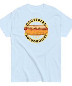 Certified Hotdogologist Funny BBQ Gift Hotdog T-Shirt