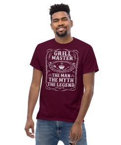 Grillmaster The Man The Myth The Legend Funny BBQ T-shirt