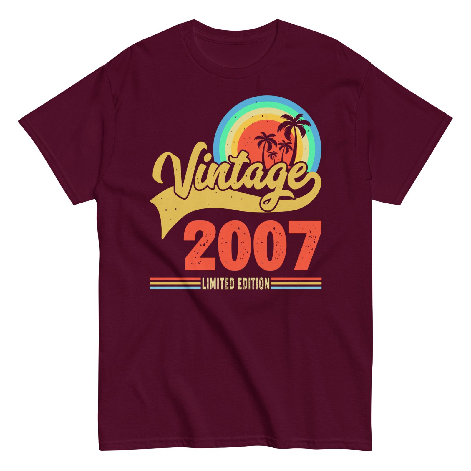 Vintage 2007 Limited Edition Birthday T-shirt Gifts