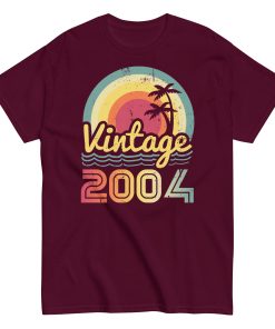 Vintage 2004 T-Shirt 2004 Birth Year Gift T Shirt