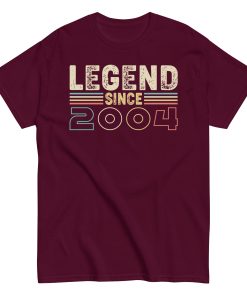 Legend Since 2004 T-shirts Birthday Gifts