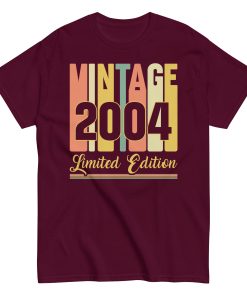 Vintage 2004 Limited Edition T-shirt Birthday T Shirts