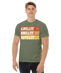 BBQ T-Shirt Chillin’ Grillin’ Refillin’