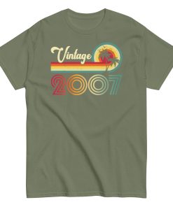 Vintage 2007 Birthday T-shirt