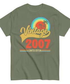 Vintage 2007 Limited Edition Birthday T-shirt Gifts
