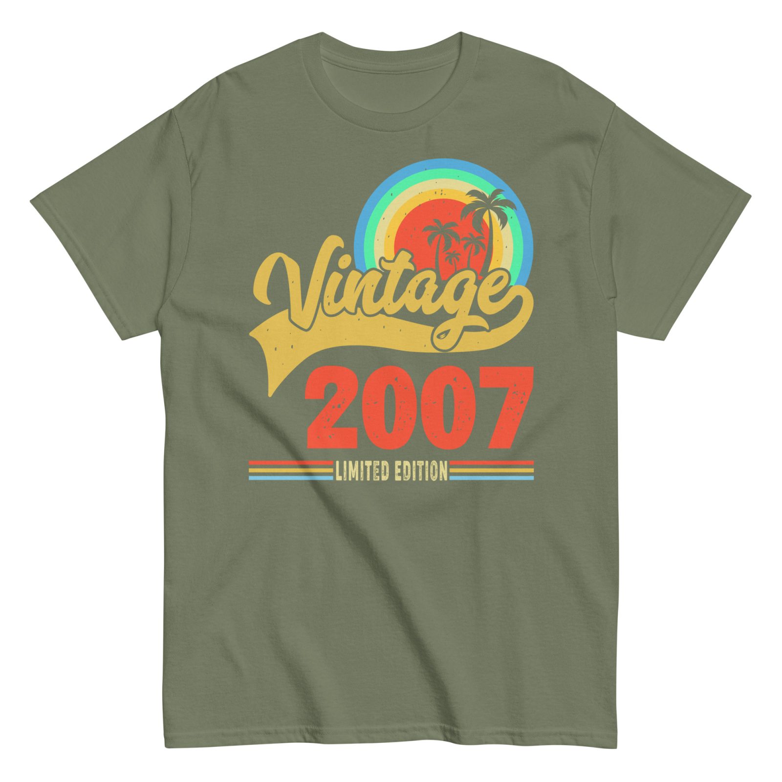 Vintage 2007 Limited Edition Birthday T-shirt Gifts
