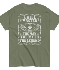 Grillmaster The Man The Myth The Legend Funny BBQ T-shirt