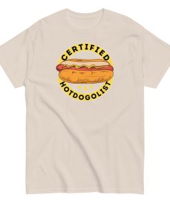 Certified Hotdogologist Funny BBQ Gift Hotdog T-Shirt