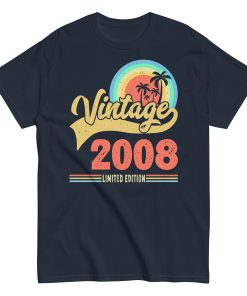Vintage 2008 T-shirt Limited Edition 2008 Birthday T Shirt