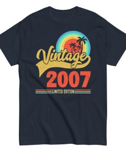 Vintage 2007 Limited Edition Birthday T-shirt Gifts