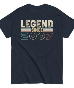 Legend Since 2007 T-shirts Birthday Gifts