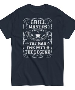 Grillmaster The Man The Myth The Legend Funny BBQ T-shirt