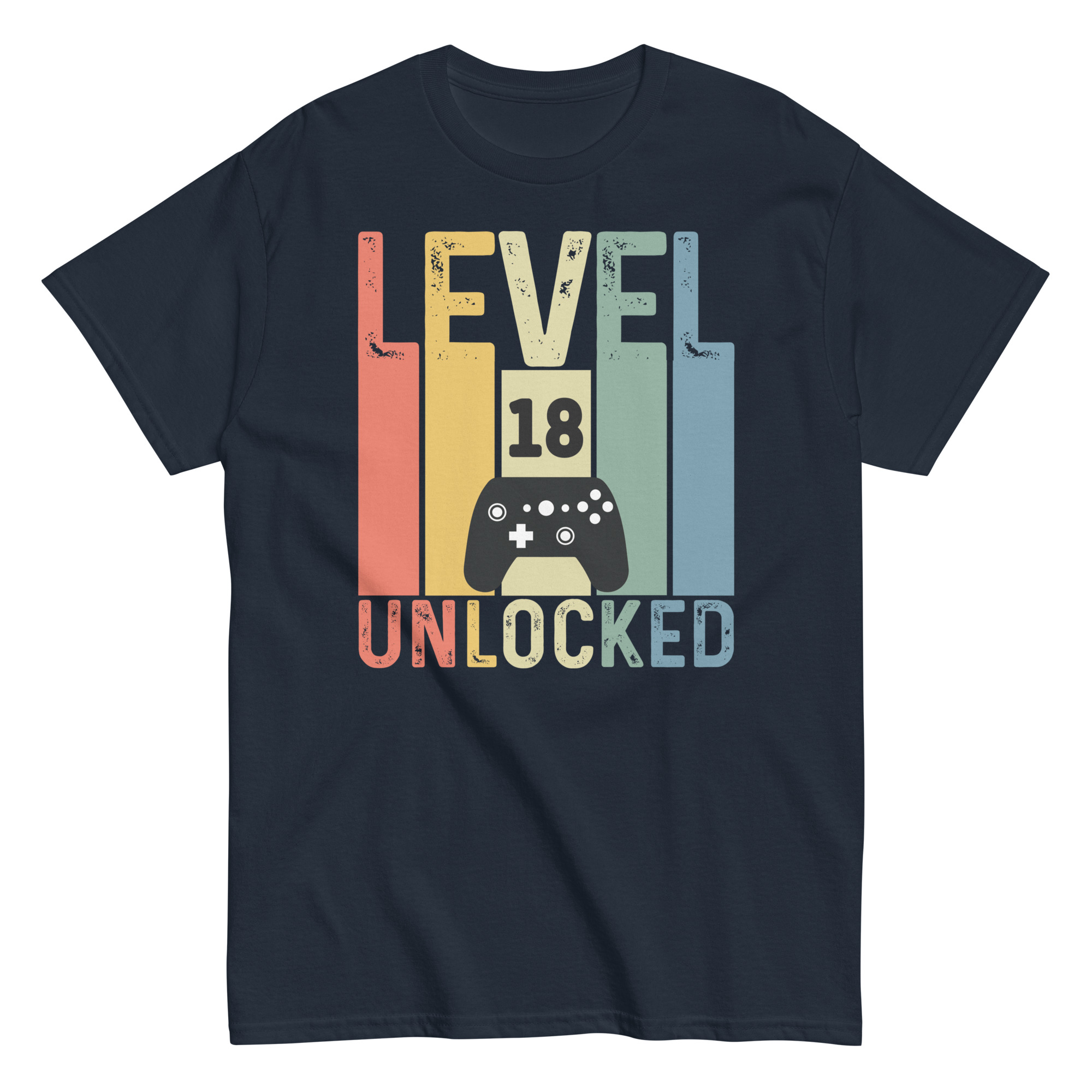 Level 18 Unlocked – 18th Birthday T-shirts for Gamers