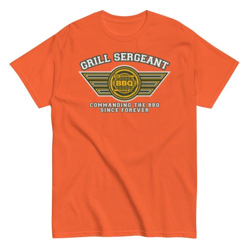 Grill Sergeant BBQ T Shirt Funny