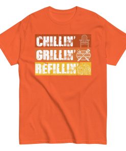 BBQ T-Shirt Chillin’ Grillin’ Refillin’