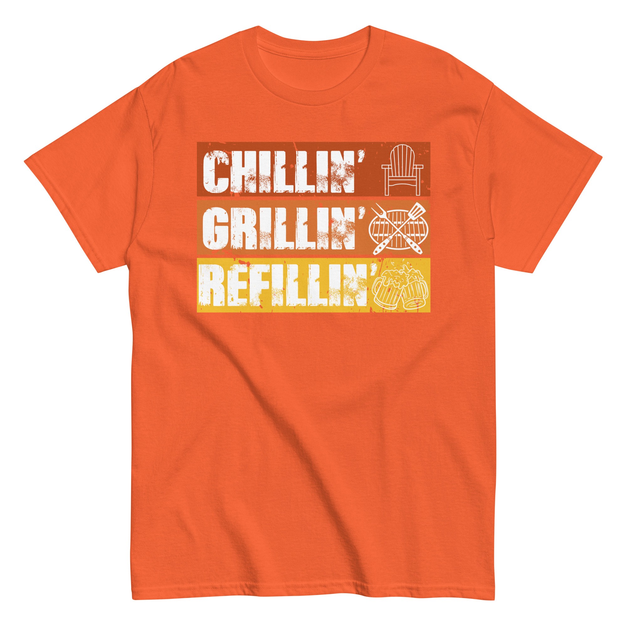 BBQ T-Shirt Chillin’ Grillin’ Refillin’