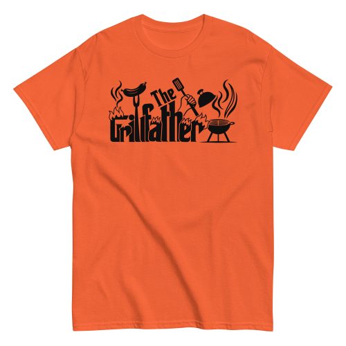 The Grillfather BBQ T shirt Gift For Dad Barbecue T-shirt