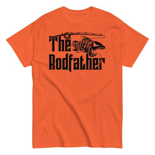 The Rodfather T Shirt Gift For Fishing Dads