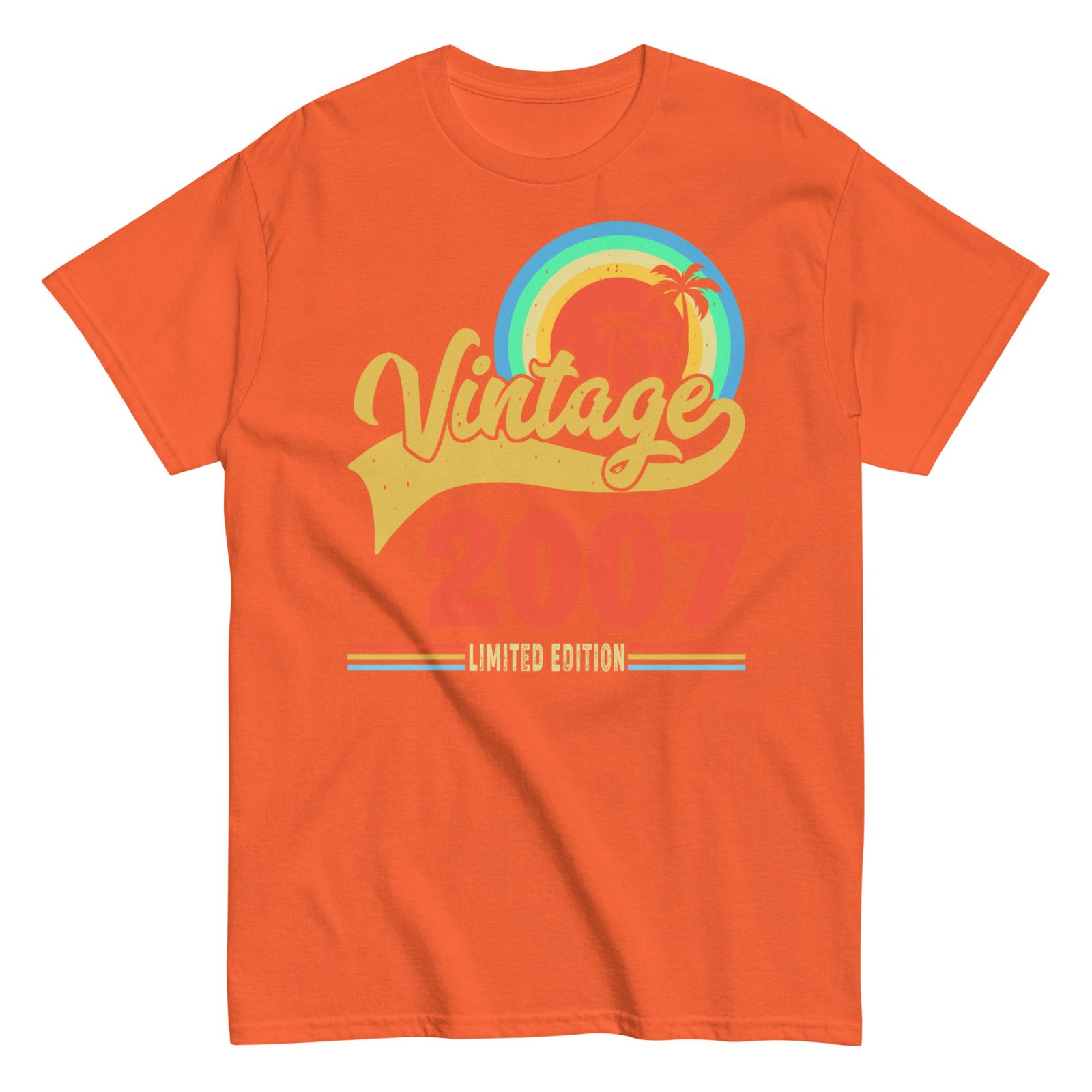 Vintage 2007 Limited Edition Birthday T-shirt Gifts