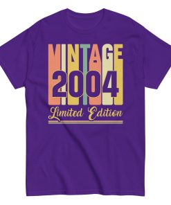 Vintage 2004 Limited Edition T-shirt Birthday T Shirts